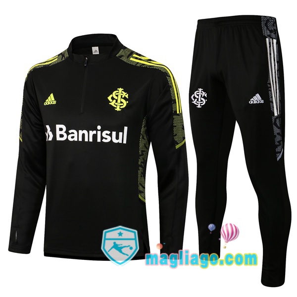 Magliago - Passione Maglie Thai Affidabili Basso Costo Online Shop | Tuta da Allenamento SC Internacional Nero 2021/2022
