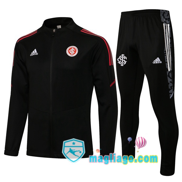 Magliago - Passione Maglie Thai Affidabili Basso Costo Online Shop | Giacca Da Allenamento SC Internacional Nero 2021/2022