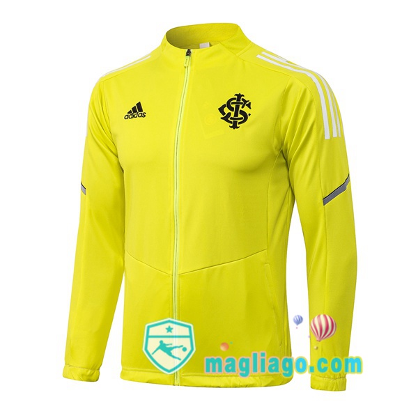 Magliago - Passione Maglie Thai Affidabili Basso Costo Online Shop | Giacca Calcio SC Internacional Giallo 2021/2022