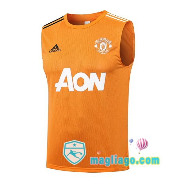 Magliago - Passione Maglie Thai Affidabili Basso Costo Online Shop | Gilet da Calcio Manchester United Arancione 2021/2022