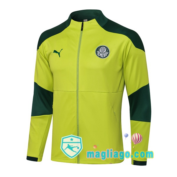 Magliago - Passione Maglie Thai Affidabili Basso Costo Online Shop | Giacca Calcio Palmeiras Giallo 2021/2022