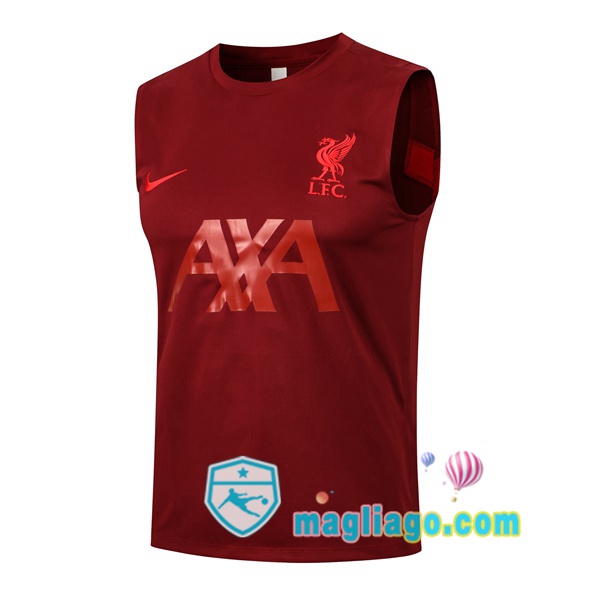 Magliago - Passione Maglie Thai Affidabili Basso Costo Online Shop | Gilet da Calcio FC Liverpool Rosso 2021/2022