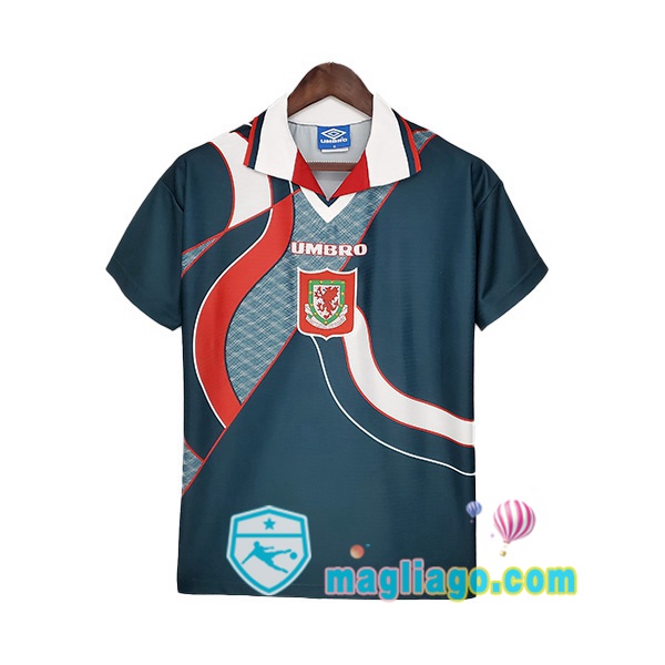 Magliago - Passione Maglie Thai Affidabili Basso Costo Online Shop | 1994-1995 Galles Seconda Retro Maglia Storica