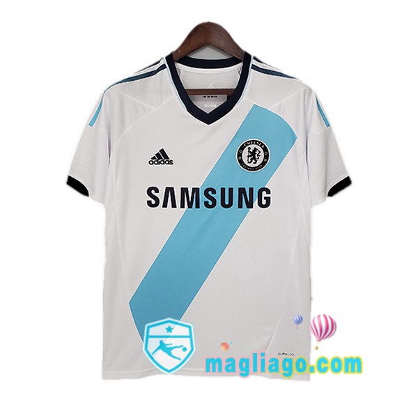 Magliago - Passione Maglie Thai Affidabili Basso Costo Online Shop | 2012-2013 FC Chelsea Seconda Retro Maglia Storica Bianco