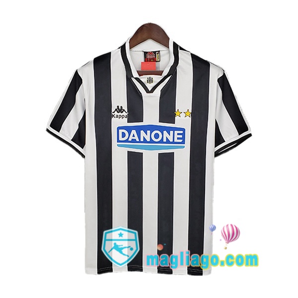 Magliago - Passione Maglie Thai Affidabili Basso Costo Online Shop | 1994-1995 Juventus Prima Retro Maglia Storica Nero Bianco