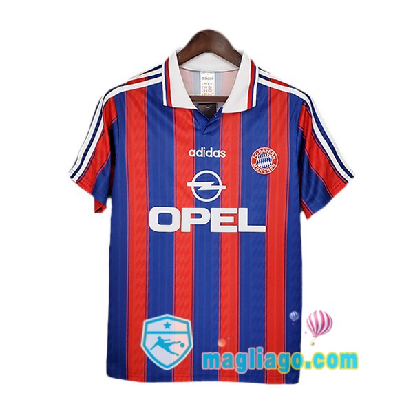 Magliago - Passione Maglie Thai Affidabili Basso Costo Online Shop | 1995-1997 Bayern Monaco Retro Prima Maglia Storica Rosso