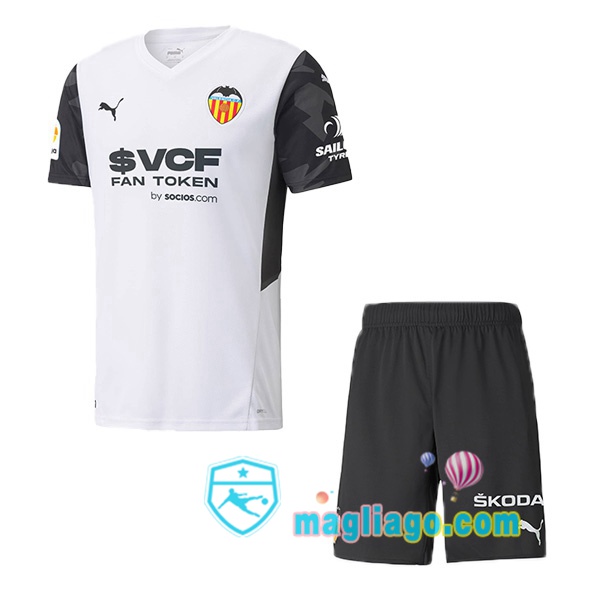 Magliago - Passione Maglie Thai Affidabili Basso Costo Online Shop | Maglia Valencia CF Bambino Prima 2021/2022