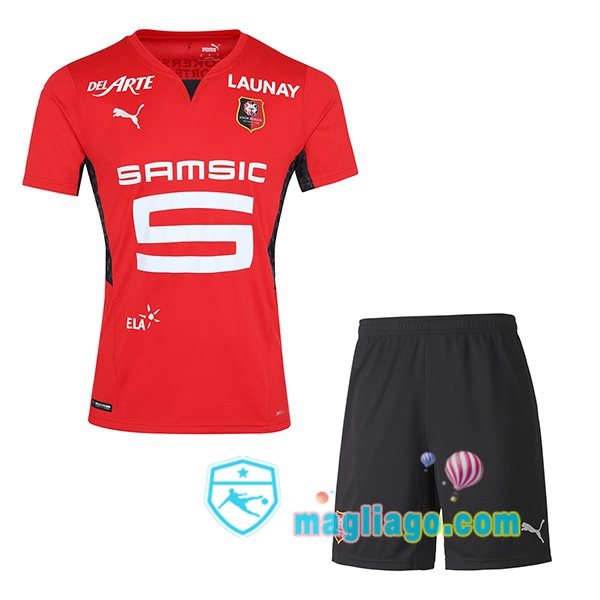 Magliago - Passione Maglie Thai Affidabili Basso Costo Online Shop | Maglia Stade Rennais Bambino Prima 2021/2022