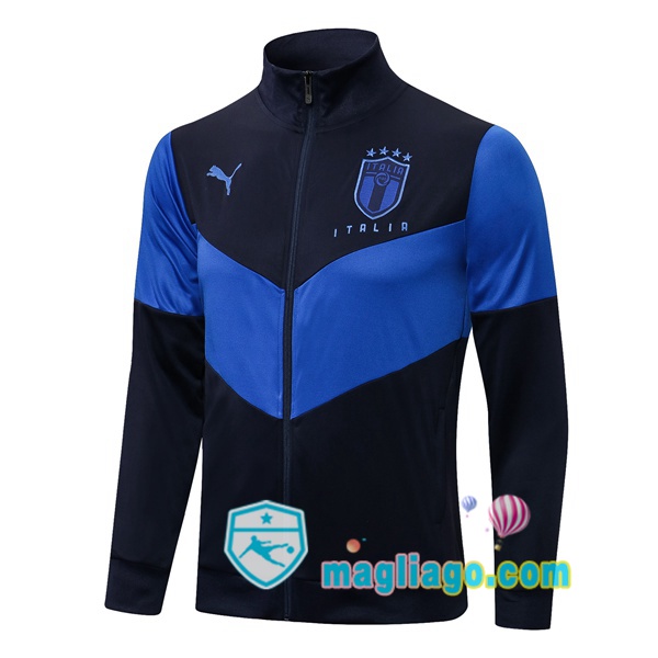 Magliago - Passione Maglie Thai Affidabili Basso Costo Online Shop | Giacca Calcio Italia Blu 2021/2022