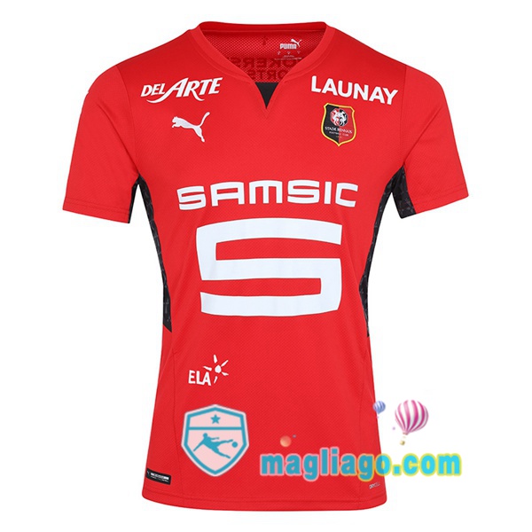 Magliago - Passione Maglie Thai Affidabili Basso Costo Online Shop | Maglia Stade Rennais Prima 2021/2022