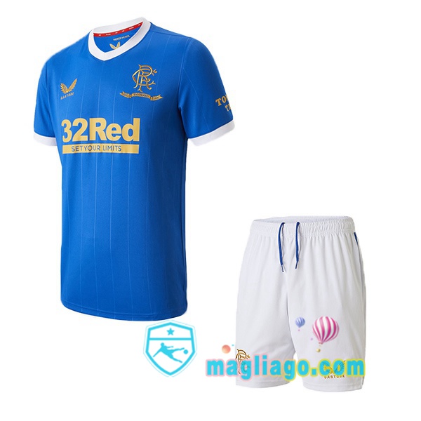 Magliago - Passione Maglie Thai Affidabili Basso Costo Online Shop | Maglia Rangers FC Bambino Prima 2021/2022