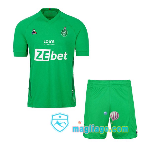 Magliago - Passione Maglie Thai Affidabili Basso Costo Online Shop | Maglia AS St Etienne Bambino Prima 2021/2022