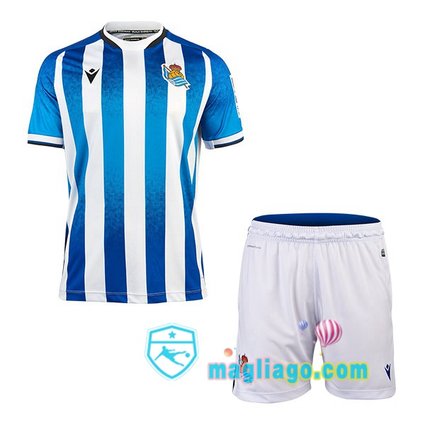 Magliago - Passione Maglie Thai Affidabili Basso Costo Online Shop | Maglia Real Sociedad Bambino Prima 2021/2022