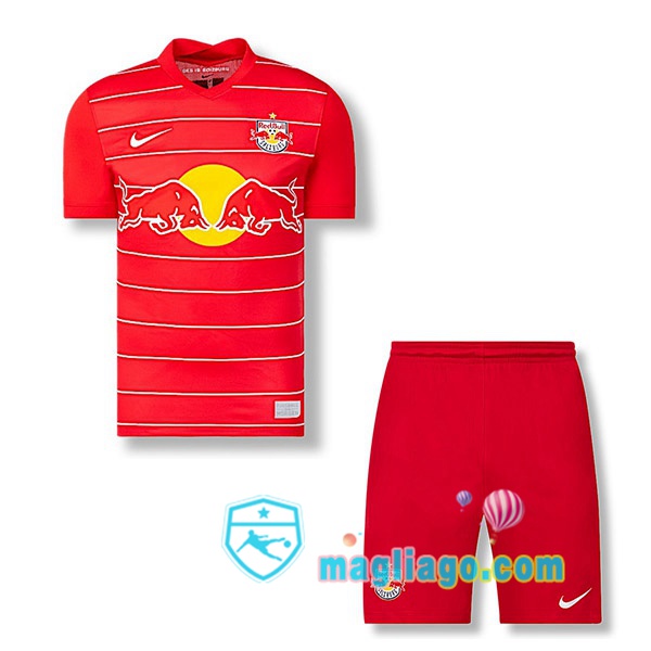 Magliago - Passione Maglie Thai Affidabili Basso Costo Online Shop | Maglia FC Red Bull Salzburg Bambino Prima 2021/2022