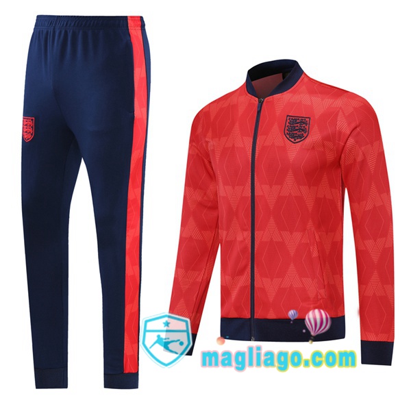 Magliago - Passione Maglie Thai Affidabili Basso Costo Online Shop | Giacca Da Allenamento Inghilterra Rosso 2021/2022