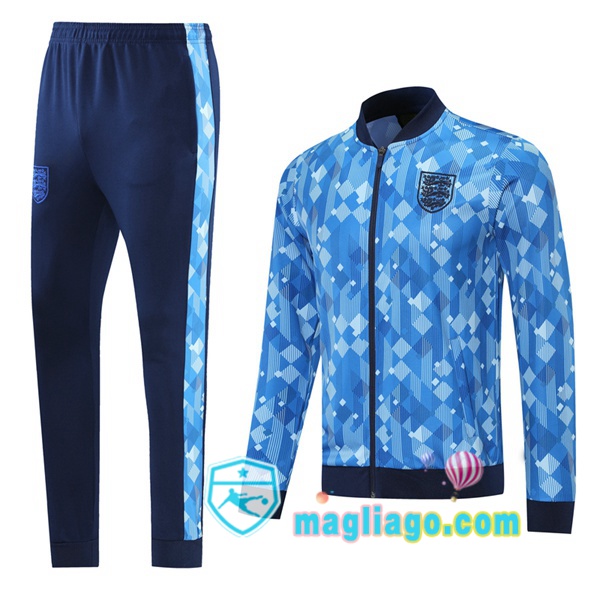 Magliago - Passione Maglie Thai Affidabili Basso Costo Online Shop | Giacca Da Allenamento Inghilterra Blu 2021/2022