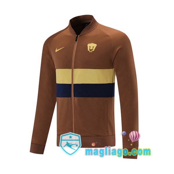 Magliago - Passione Maglie Thai Affidabili Basso Costo Online Shop | Giacca Calcio Pumas UNAM Giallo 2021/2022