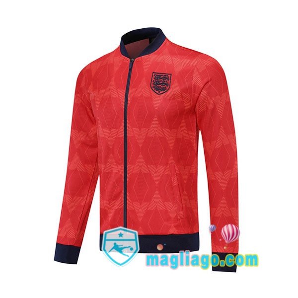 Magliago - Passione Maglie Thai Affidabili Basso Costo Online Shop | Giacca Calcio Inghilterra Rosso 2021/2022