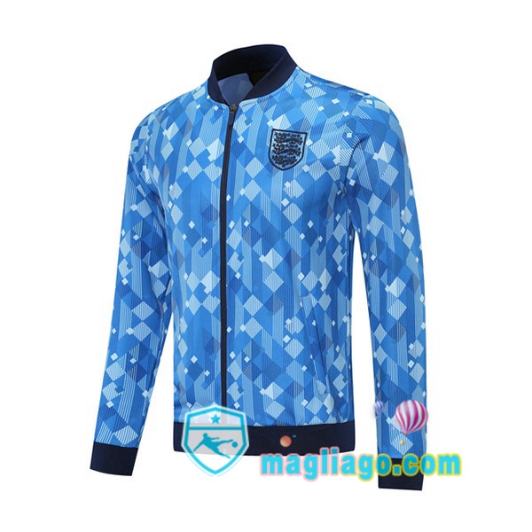 Magliago - Passione Maglie Thai Affidabili Basso Costo Online Shop | Giacca Calcio Inghilterra Blu 2021/2022
