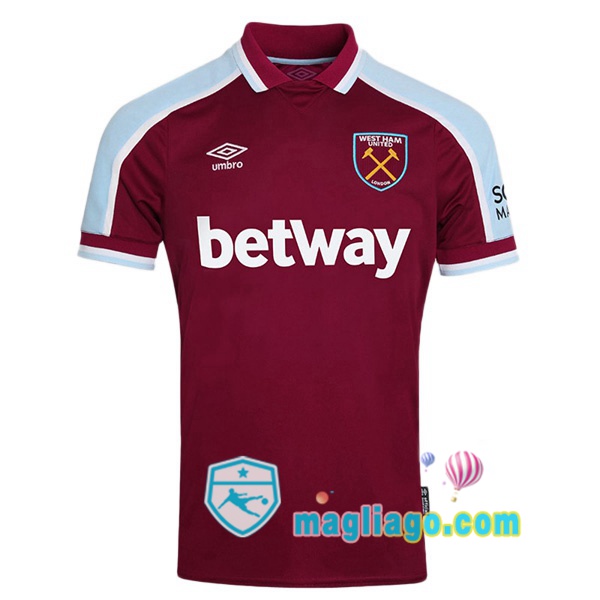 Magliago - Passione Maglie Thai Affidabili Basso Costo Online Shop | Maglia West Ham Prima 2021/2022