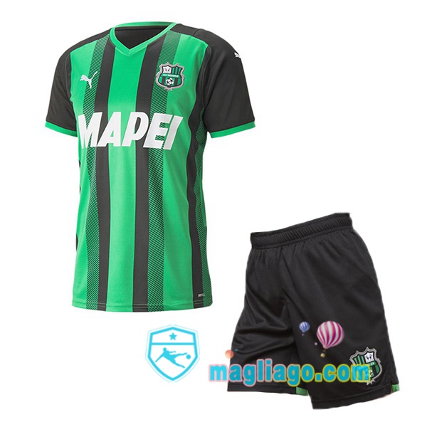 Magliago - Passione Maglie Thai Affidabili Basso Costo Online Shop | Maglia US Sassuolo Bambino Prima 2021/2022