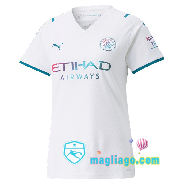Magliago - Passione Maglie Thai Affidabili Basso Costo Online Shop | Maglia Manchester City Donna Seconda 2021/2022