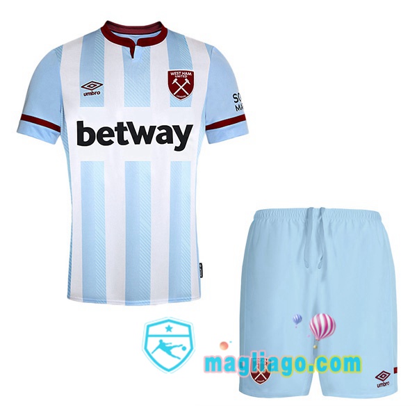 Magliago - Passione Maglie Thai Affidabili Basso Costo Online Shop | Maglia West Ham Bambino Seconda 2021/2022