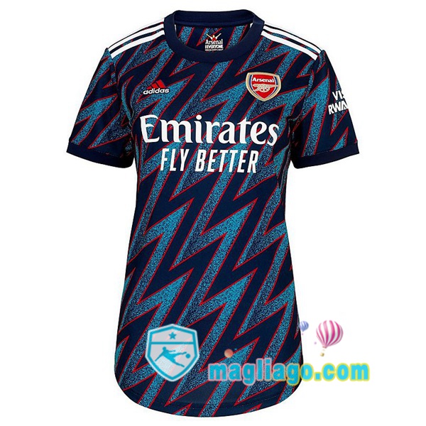 Magliago - Passione Maglie Thai Affidabili Basso Costo Online Shop | Maglia Arsenal Donna Terza 2021/2022