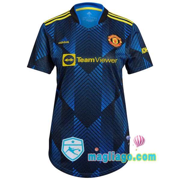 Magliago - Passione Maglie Thai Affidabili Basso Costo Online Shop | Maglia Manchester United Donna Terza 2021/2022