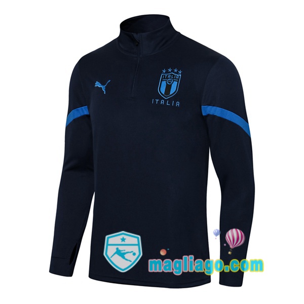 Magliago - Passione Maglie Thai Affidabili Basso Costo Online Shop | Felpe Allenamento Italia Blu Royal 2021/2022