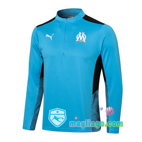 Magliago - Passione Maglie Thai Affidabili Basso Costo Online Shop | Felpe Allenamento Marsiglia OM Blu 2021/2022