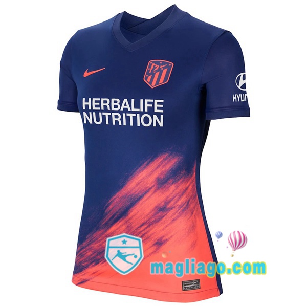 Magliago - Passione Maglie Thai Affidabili Basso Costo Online Shop | Maglia Atletico Madrid Donna Seconda 2021/2022