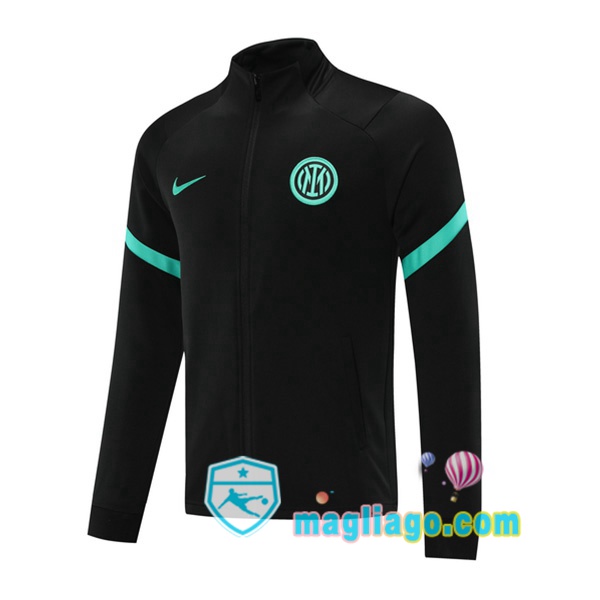 Magliago - Passione Maglie Thai Affidabili Basso Costo Online Shop | Giacca Calcio Inter Milan Nero 2021/2022