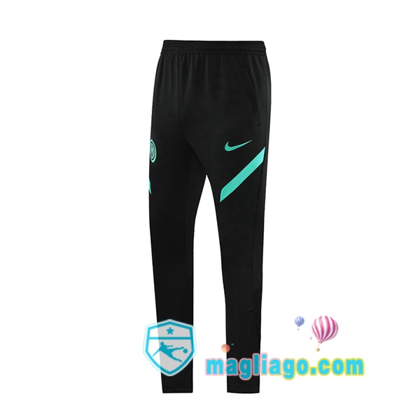 Magliago - Passione Maglie Thai Affidabili Basso Costo Online Shop | Pantaloni Da Allenamento Inter Milan Nero 2021/2022