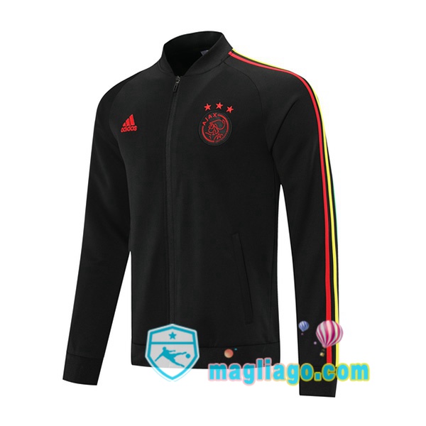 Magliago - Passione Maglie Thai Affidabili Basso Costo Online Shop | Giacca Calcio AFC Ajax Nero 2021/2022