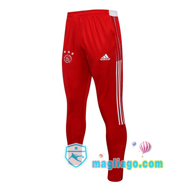 Magliago - Passione Maglie Thai Affidabili Basso Costo Online Shop | Pantaloni Da Allenamento AFC Ajax Rosso 2021/2022