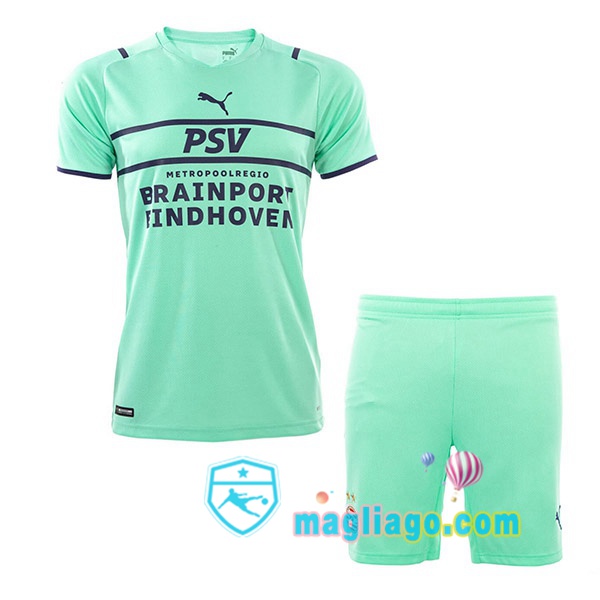 Magliago - Passione Maglie Thai Affidabili Basso Costo Online Shop | Maglia PSV Eindhoven Bambino Terza 2021/2022