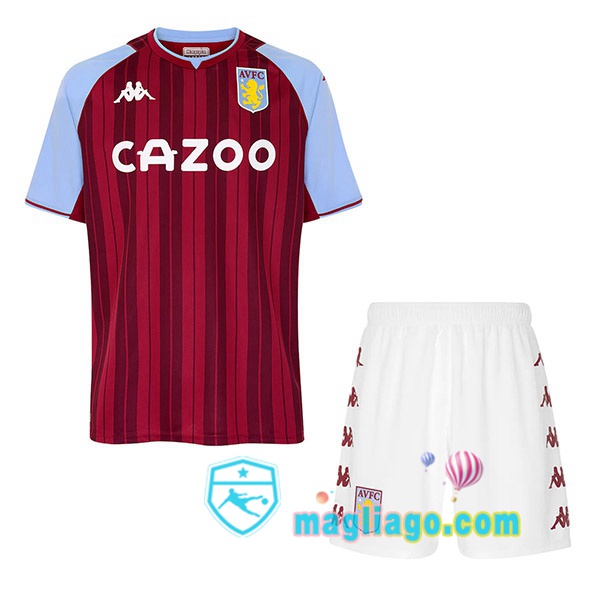 Magliago - Passione Maglie Thai Affidabili Basso Costo Online Shop | Maglia Aston Villa Bambino Prima 2021/2022