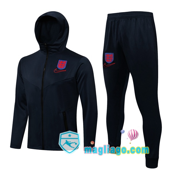 Magliago - Passione Maglie Thai Affidabili Basso Costo Online Shop | Giacca Con Cappuccio Inghilterra Blu Royal 2021/2022